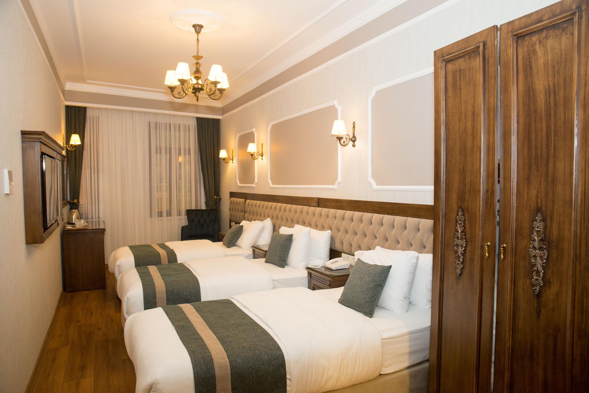 Hotel Ahmet Efendi Konagi Estambul Exterior foto A room at the hotel