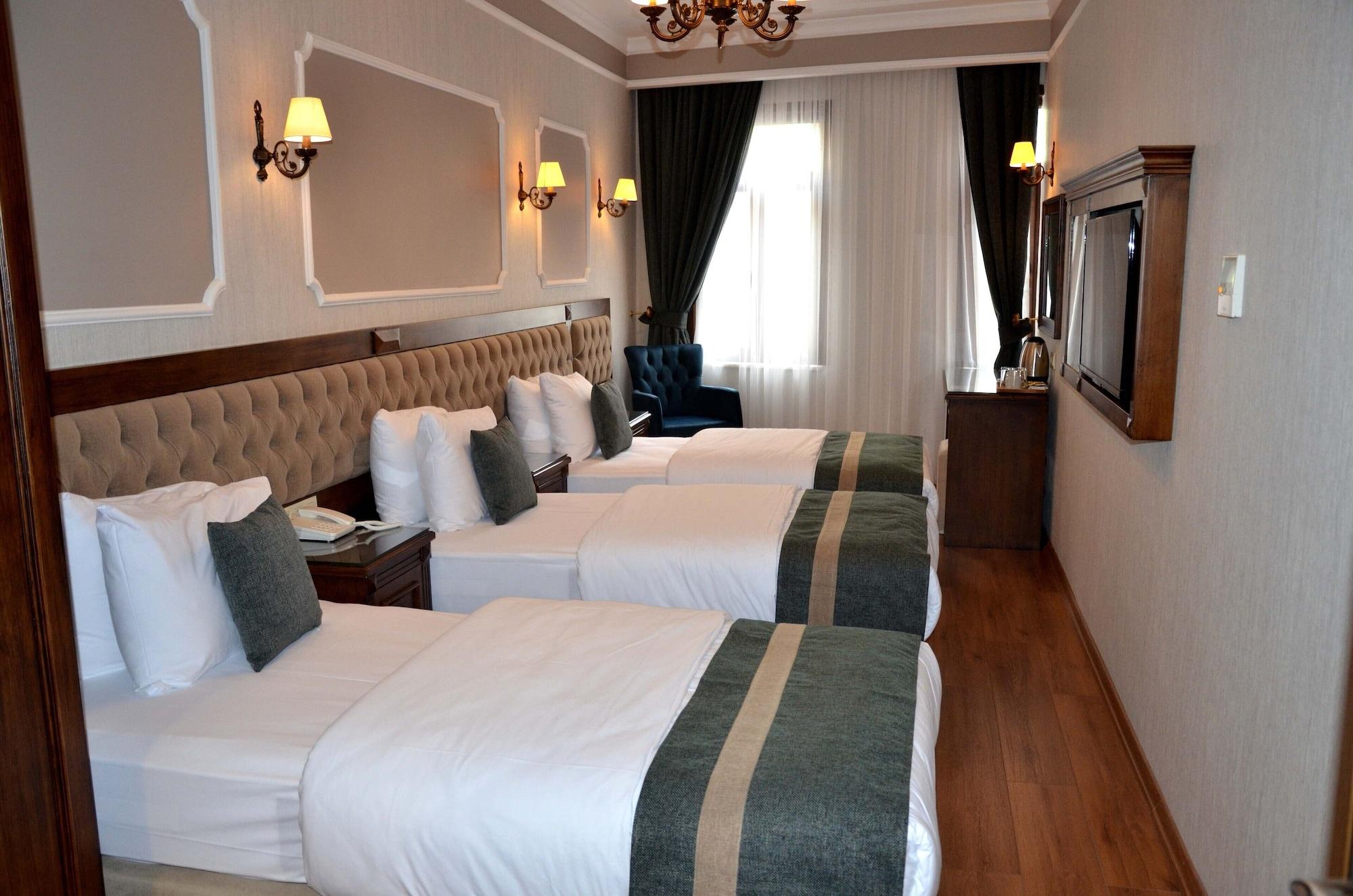Hotel Ahmet Efendi Konagi Estambul Exterior foto A room at the hotel