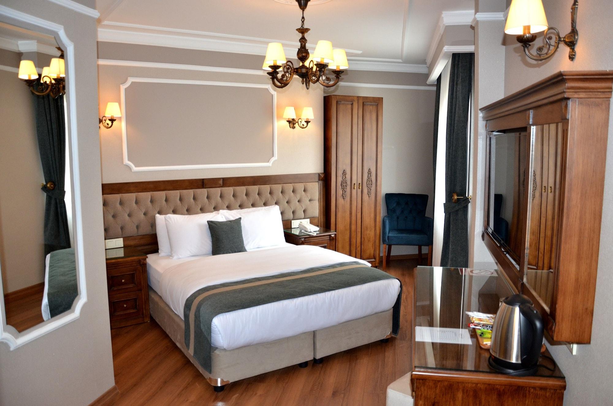 Hotel Ahmet Efendi Konagi Estambul Exterior foto A room at the hotel