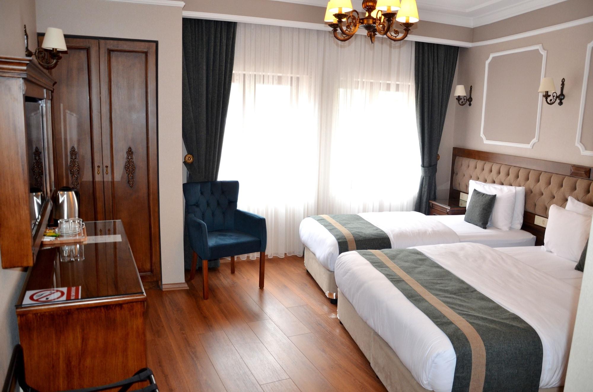 Hotel Ahmet Efendi Konagi Estambul Exterior foto A room at the hotel