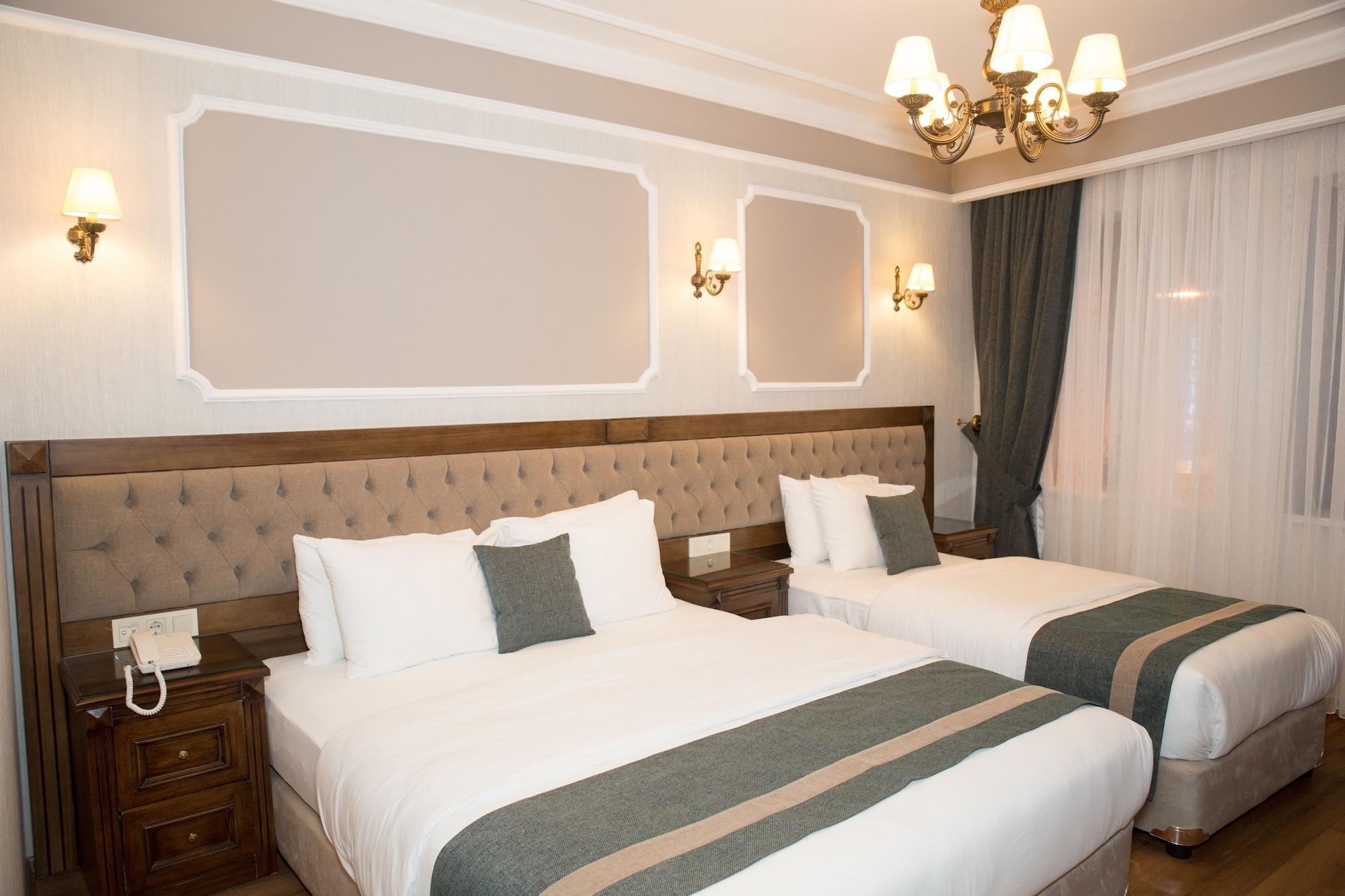 Hotel Ahmet Efendi Konagi Estambul Exterior foto A room at the hotel