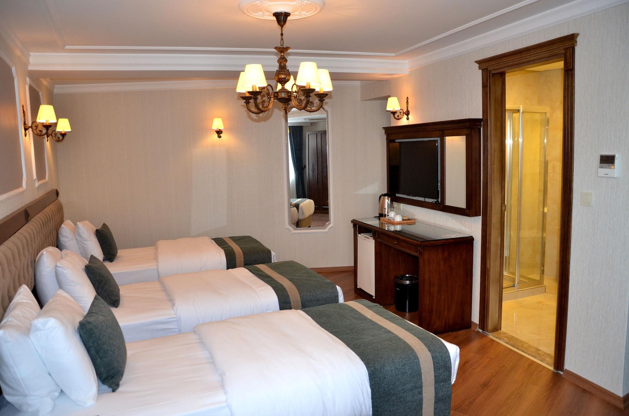 Hotel Ahmet Efendi Konagi Estambul Exterior foto A room at the hotel