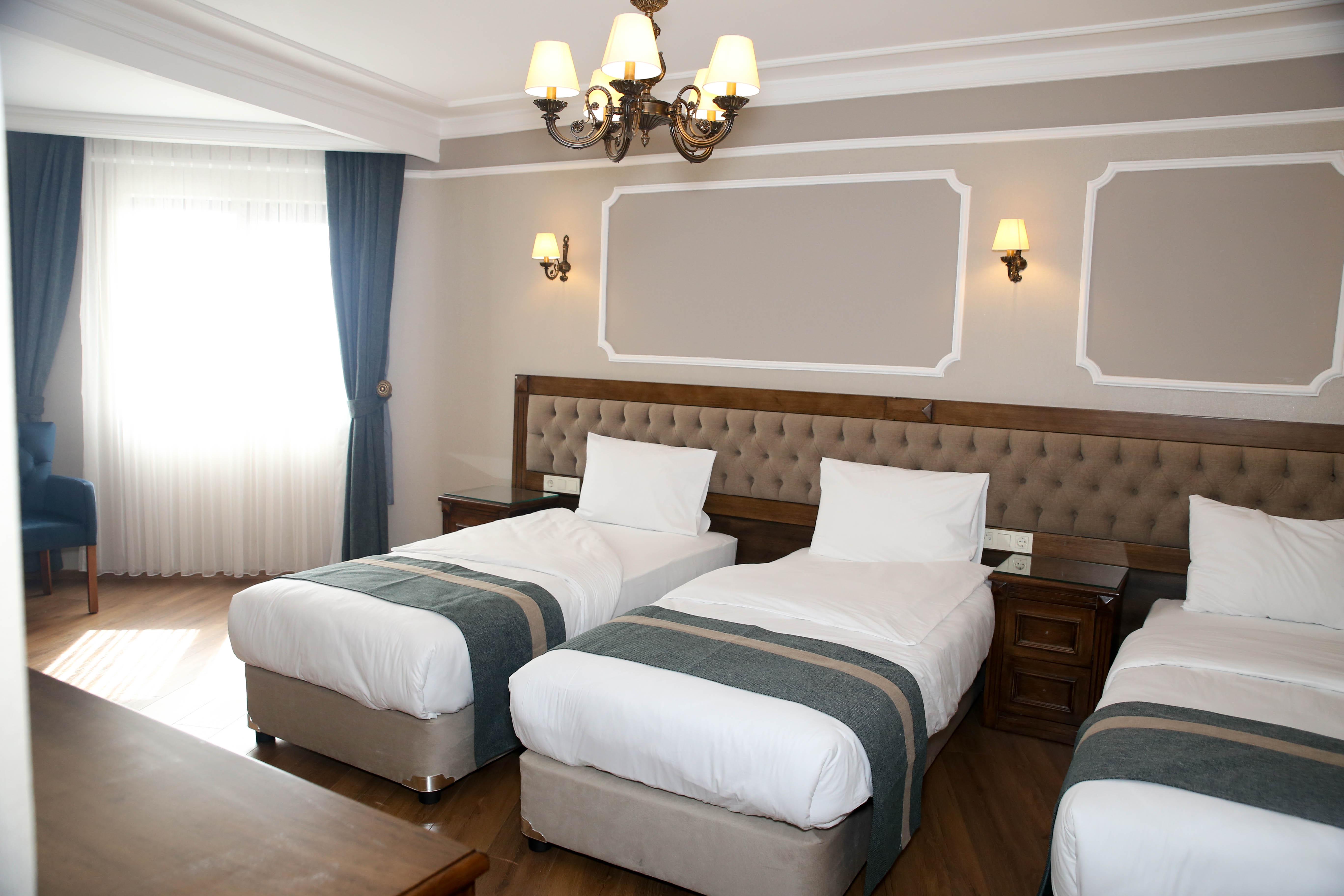 Hotel Ahmet Efendi Konagi Estambul Exterior foto A room at the hotel