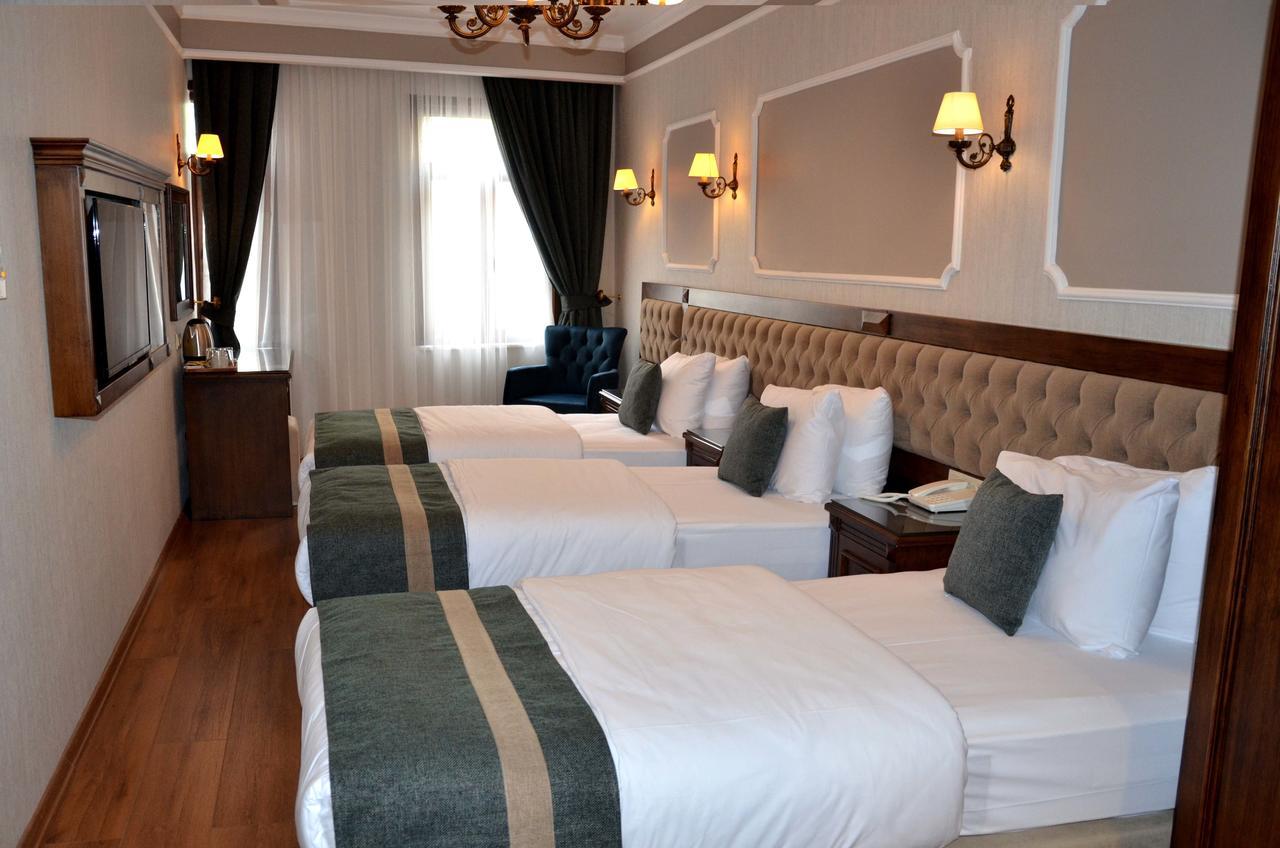Hotel Ahmet Efendi Konagi Estambul Exterior foto A room at the hotel
