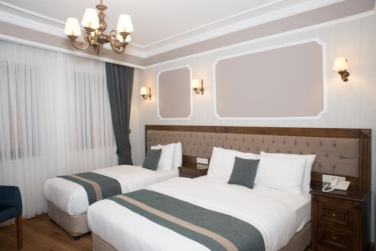 Hotel Ahmet Efendi Konagi Estambul Exterior foto A room at the hotel